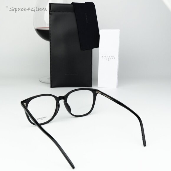 BRAND NEW Saint Laurent SL724/F 001 Black Demo Square Women Eyeglasses - Picture 10 of 11